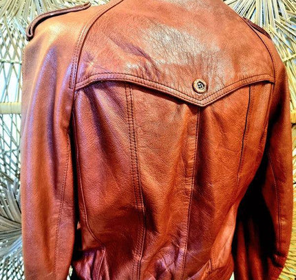 Vintage 70s Shainos Leather Jacket - Yatva