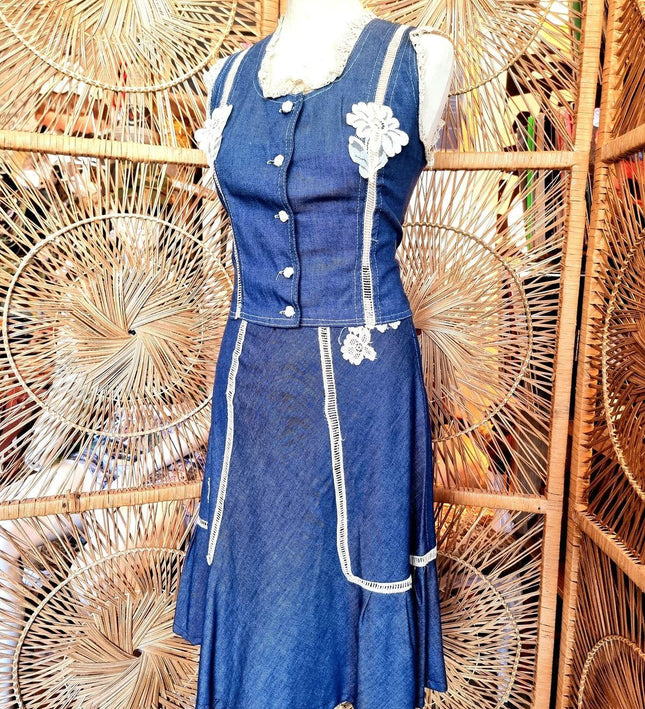 Vintage 70's Skirt Suit - Yatva