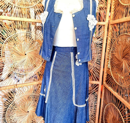 Vintage 70's Skirt Suit - Yatva
