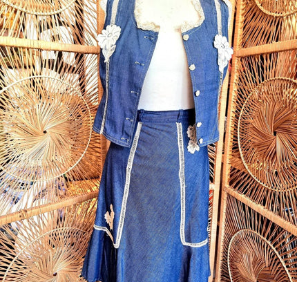 Vintage 70's Skirt Suit - Yatva