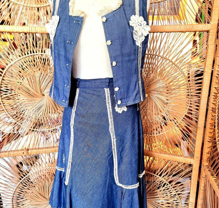 Vintage 70's Skirt Suit - Yatva