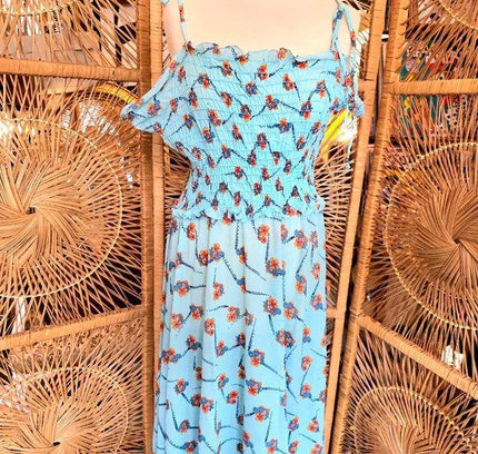 Vintage 70's Smocked Sundress - Yatva