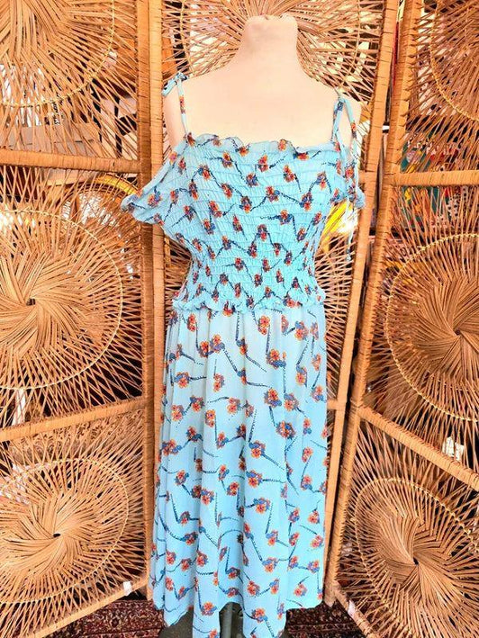 Vintage 70's Smocked Sundress - Yatva