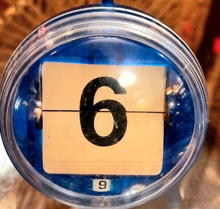 Vintage 70's Space Age Perpetual Flip Desk Calendar - Yatva