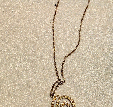 Vintage 70´s Spiral Gold Necklace - Yatva