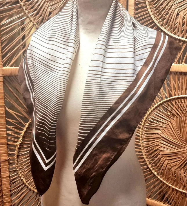 Vintage 70's Square Scarf - Yatva