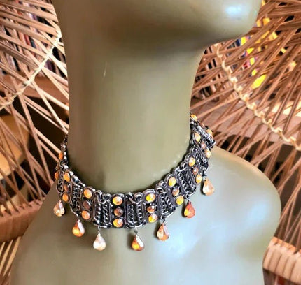 Vintage 70's Statement Choker - Yatva