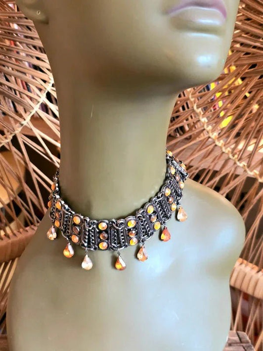 Vintage 70's Statement Choker - Yatva