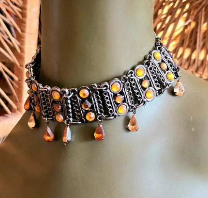 Vintage 70's Statement Choker - Yatva