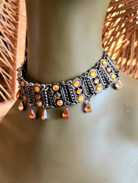 Vintage 70's Statement Choker - Yatva