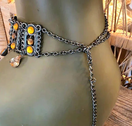 Vintage 70's Statement Choker - Yatva