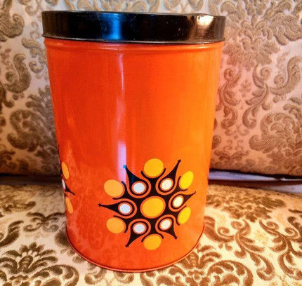 Vintage 70's Storage Tin - Yatva