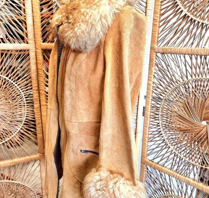 Vintage 70's Suede Afghan Coat - Yatva