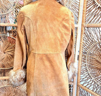 Vintage 70's Suede Afghan Coat - Yatva