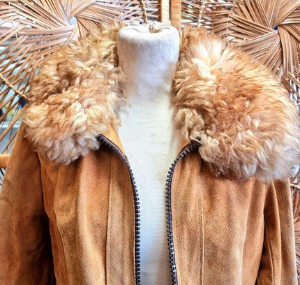 Vintage 70's Suede Afghan Coat - Yatva