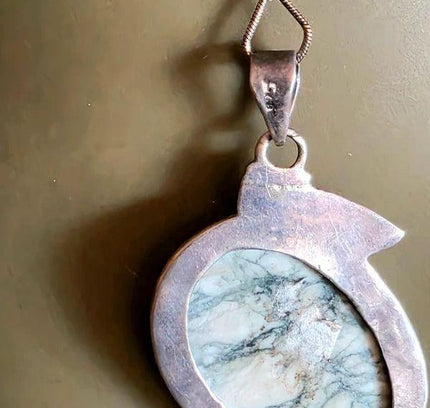 Vintage 70's Tree Agate Necklace - Yatva