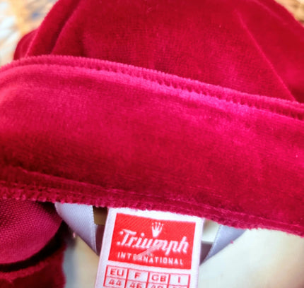 Vintage 70's Triumph Towel Robe Dressing Coat - Yatva