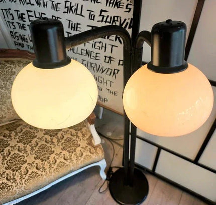 Vintage 70's Two - Headed FLoor Lamp - Yatva