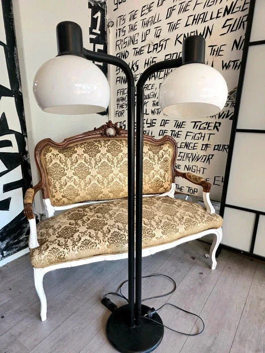 Vintage 70's Two - Headed FLoor Lamp - Yatva
