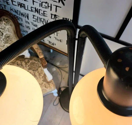 Vintage 70's Two - Headed FLoor Lamp - Yatva