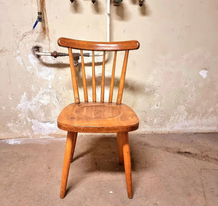 Vintage 70s Wooden Chair - Yatva