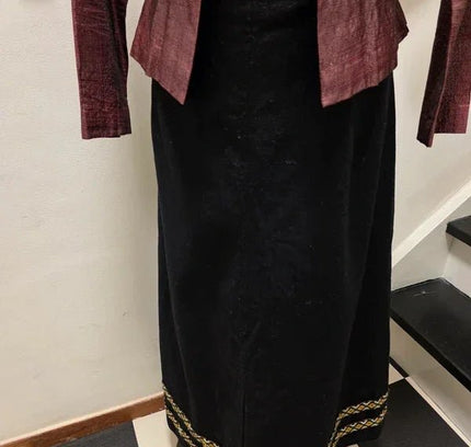 Vintage 70's Wool Maxi Skirt - Yatva