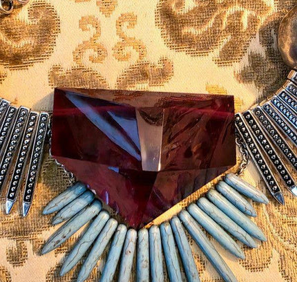 Vintage 70's/80's Art Deco Necklace - Yatva