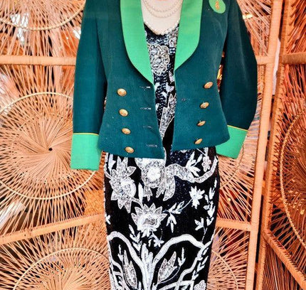 Vintage 70's/80's Frank Usher Sequin Dress - Yatva
