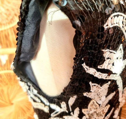 Vintage 70's/80's Frank Usher Sequin Dress - Yatva