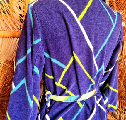 Vintage 70s/80s Vossen Model Towel Robe Dressing Coat - Yatva