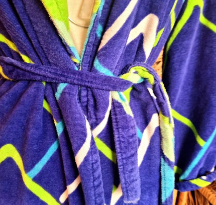 Vintage 70s/80s Vossen Model Towel Robe Dressing Coat - Yatva