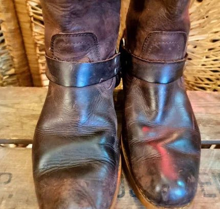 Vintage 70s/80s Western Pull Up Boots - Yatva