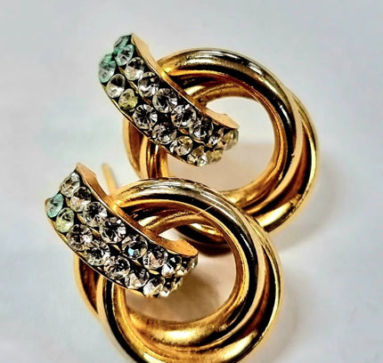 Vintage 80' s Pierced Earrings - Yatva