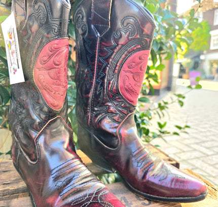 Vintage 80's / 90's Best of West Leather Cowboy Boots - Yatva