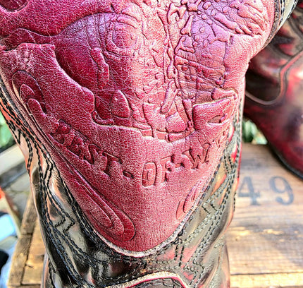 Vintage 80's / 90's Best of West Leather Cowboy Boots - Yatva
