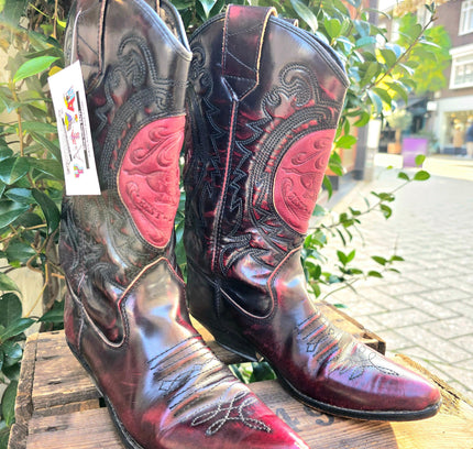 Vintage 80's / 90's Best of West Leather Cowboy Boots - Yatva