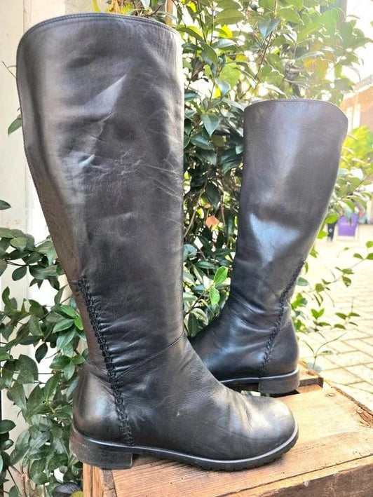 Vintage 80s / 90s Franco Bonoldi Leather Boots - Yatva