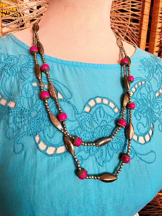 Vintage 80s / 90s Layered Necklace - Yatva