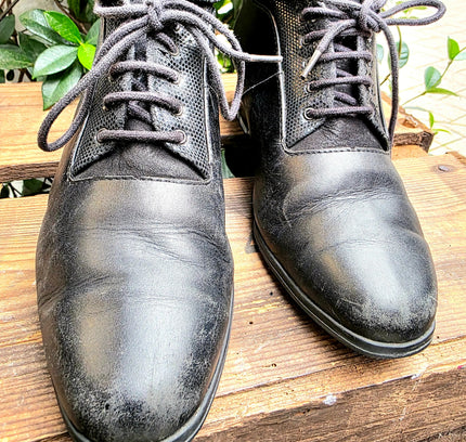 Vintage 80's / 90's Leather Ankle Boots - Yatva