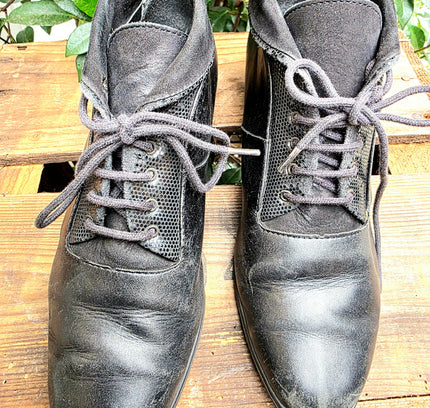 Vintage 80's / 90's Leather Ankle Boots - Yatva