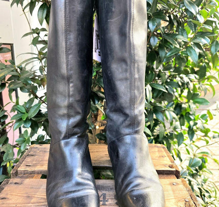 Vintage 80's / 90's Leather Boots - Yatva