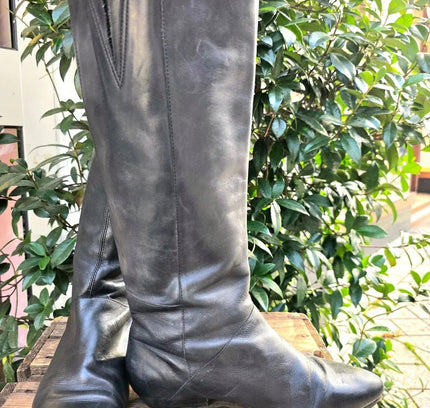 Vintage 80's / 90's Leather Boots - Yatva