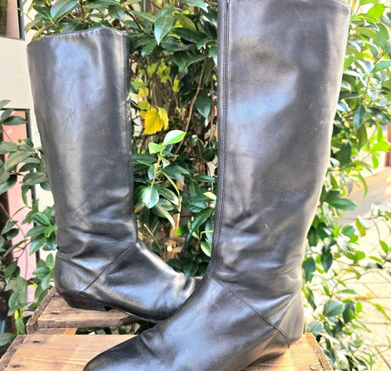 Vintage 80's / 90's Leather Boots - Yatva