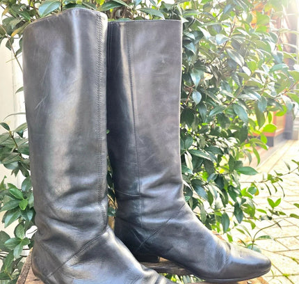 Vintage 80's / 90's Leather Boots - Yatva