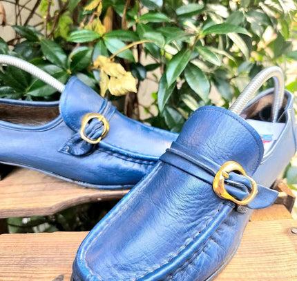 Vintage 80's / 90's Leather Slip on Loafers - Yatva