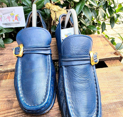 Vintage 80's / 90's Leather Slip on Loafers - Yatva
