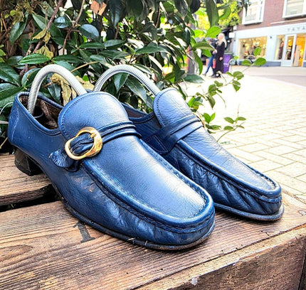 Vintage 80's / 90's Leather Slip on Loafers - Yatva