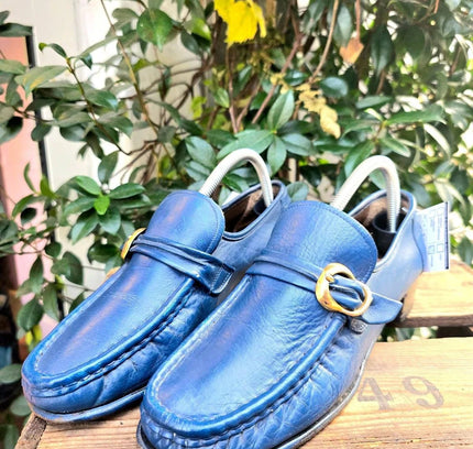 Vintage 80's / 90's Leather Slip on Loafers - Yatva