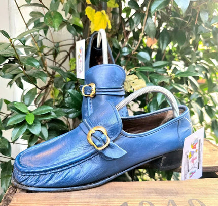 Vintage 80's / 90's Leather Slip on Loafers - Yatva