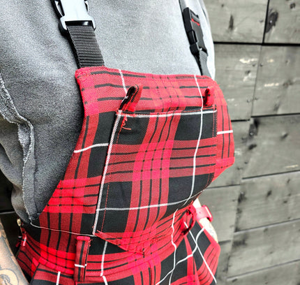 Vintage 80's/ 90's LIT Plaid Jumpsuit - Yatva